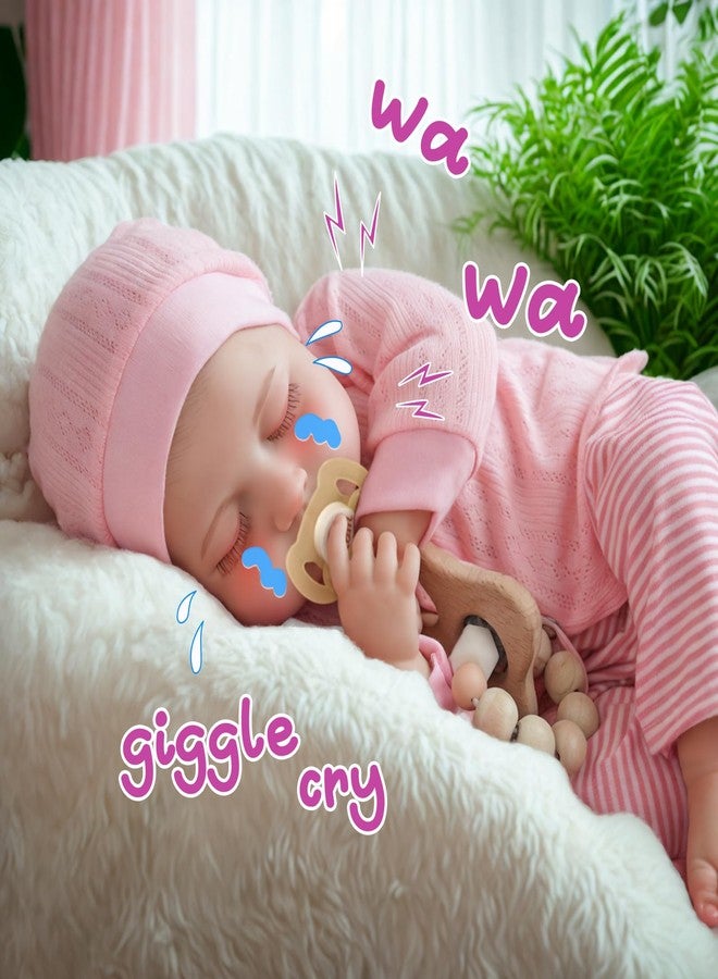 BABESIDE Realistic Baby Doll with Heartbeat Loulou, 20 inch Handmade Reborn Baby Dolls Girl with Crying and Babbling Voice, Real Baby Dolls That Look Real for Girls Boys Kids Age 3+ - Image 4